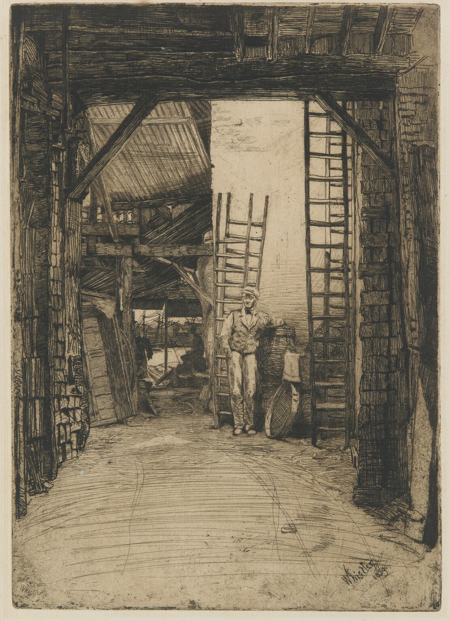 O Queimador de Cal de James Abbott McNeill Whistler