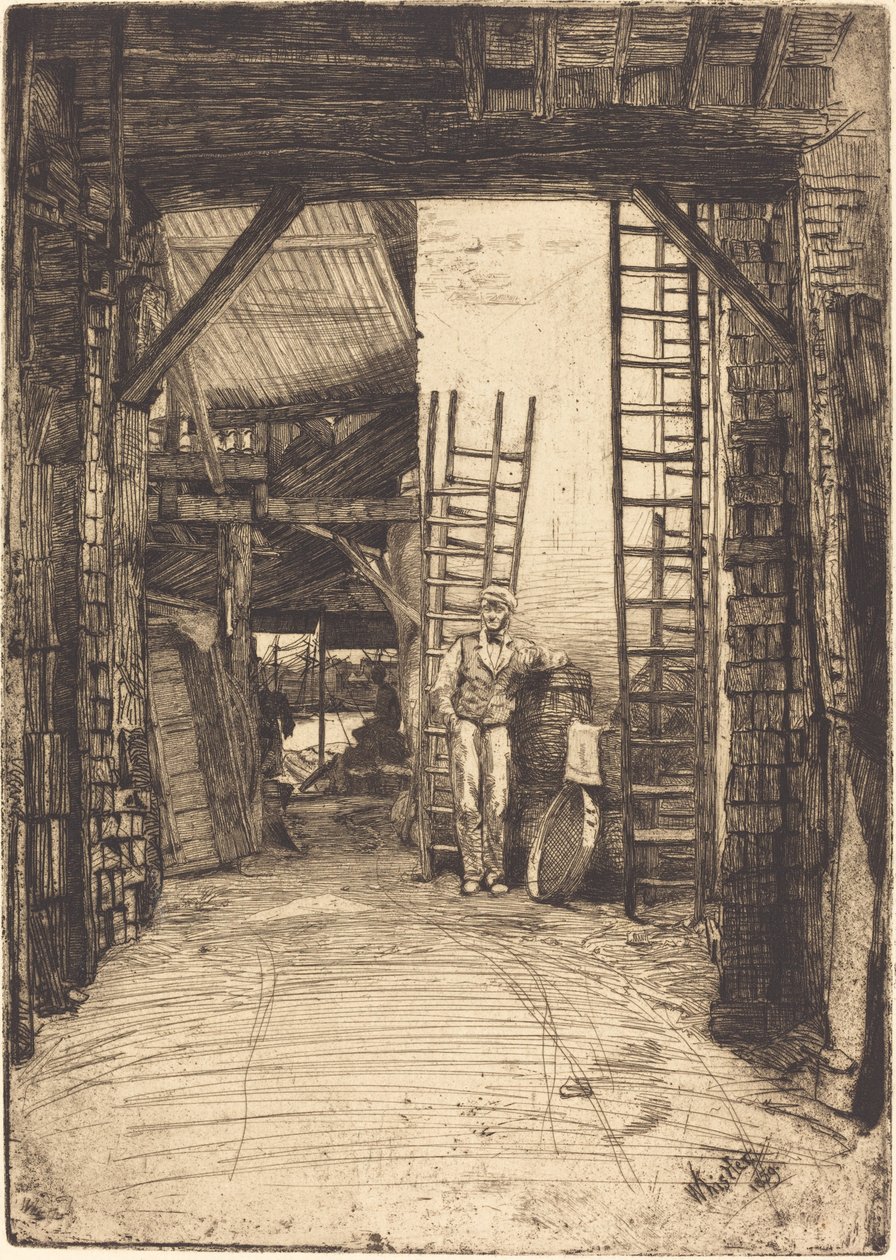 O Queimador de Cal de James Abbott McNeill Whistler