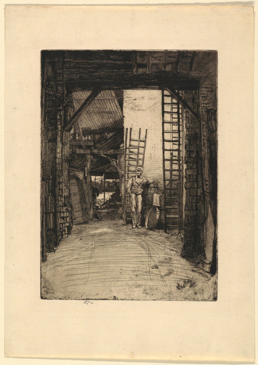 O Queimador de Cal de James Abbott McNeill Whistler