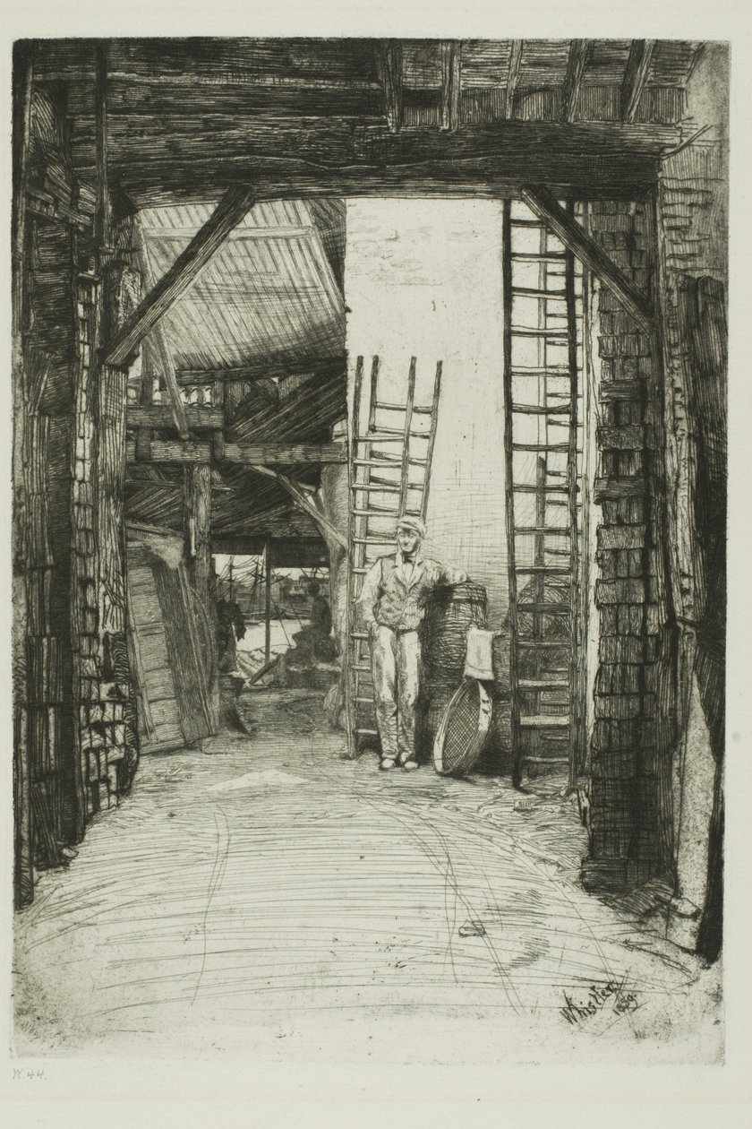 O Queimador de Cal de James Abbott McNeill Whistler