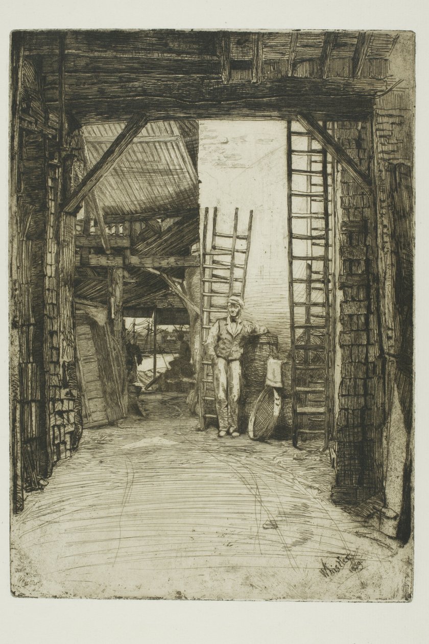 O Queimador de Cal de James Abbott McNeill Whistler