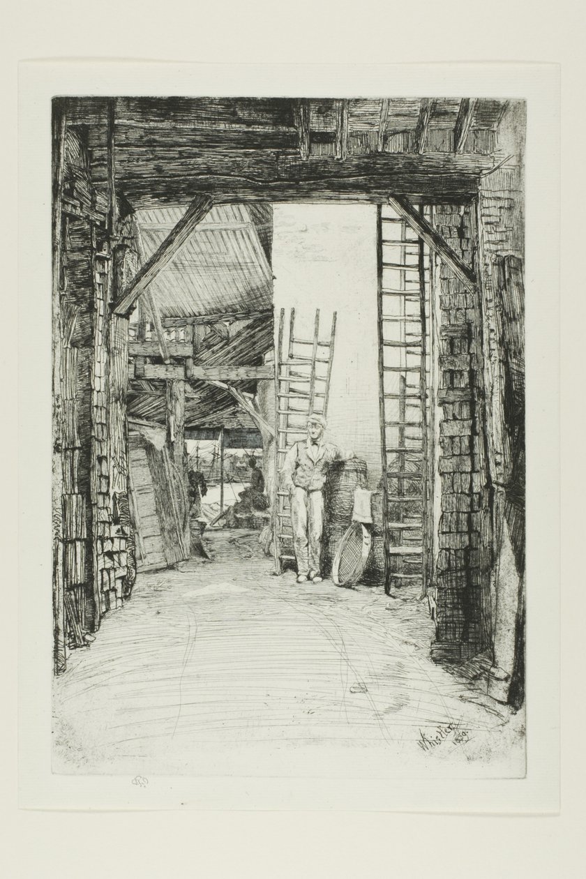 O Queimador de Cal de James Abbott McNeill Whistler