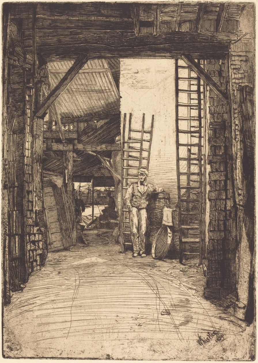 O Queimador de Cal de James McNeill Whistler