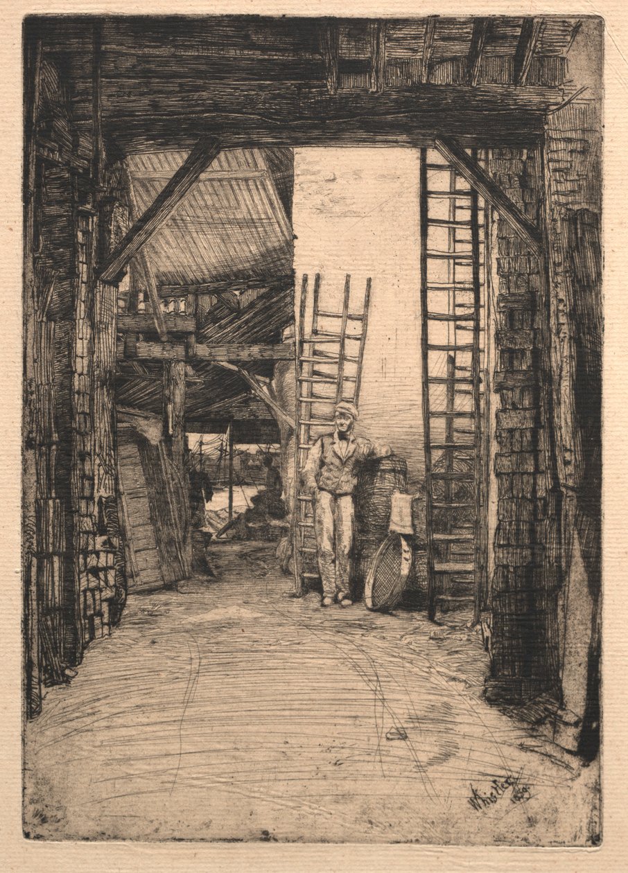 O queimador de cal de James McNeill Whistler