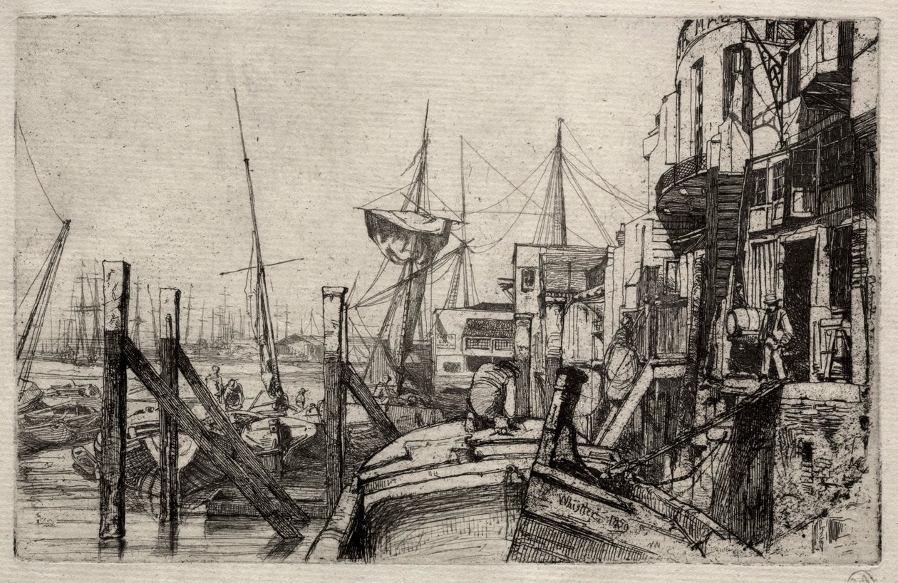 O Limehouse de James McNeill Whistler