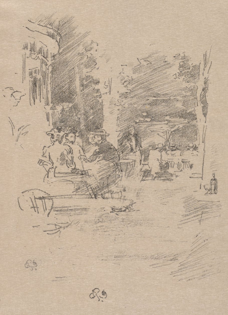 The Little Café au Bois de James McNeill Whistler