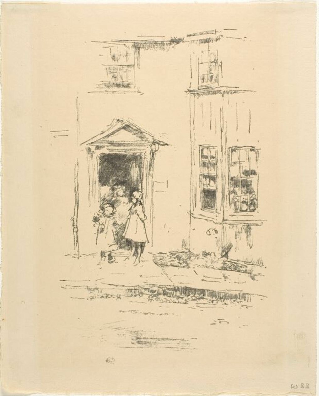 The Little Doorway, Lyme Regis de James McNeill Whistler