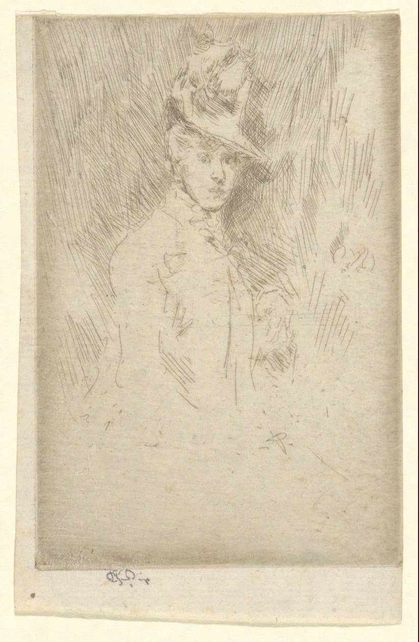 O Chapéu Pequeno de James Abbott McNeill Whistler