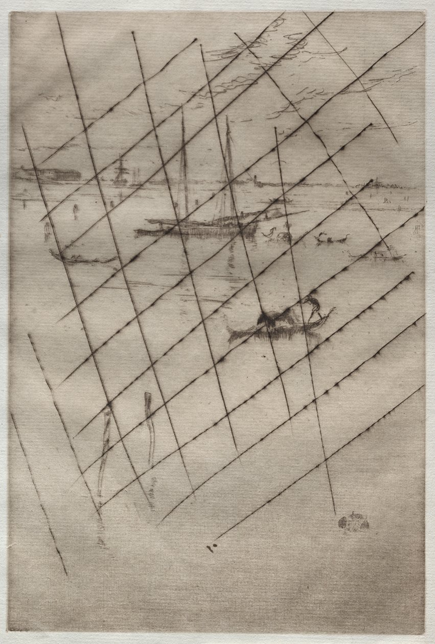 A pequena lagoa de James McNeill Whistler