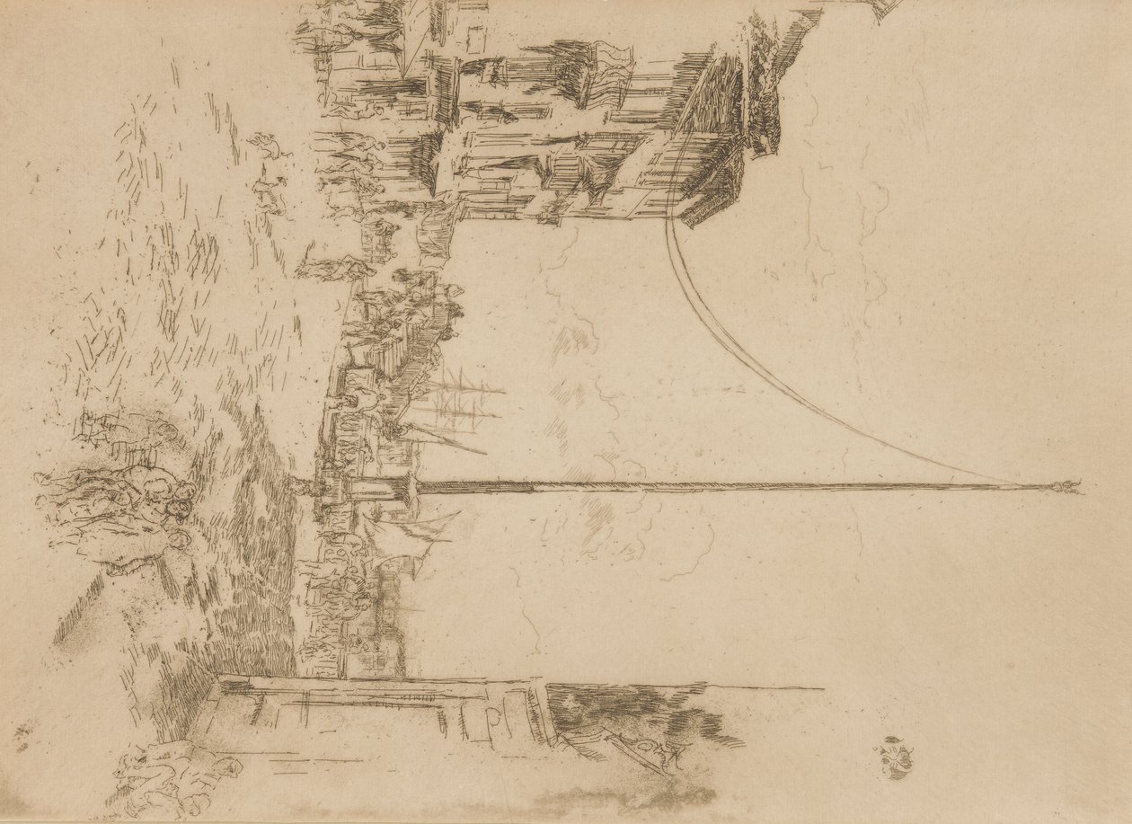 O pequeno mastro de James Abbott McNeill Whistler