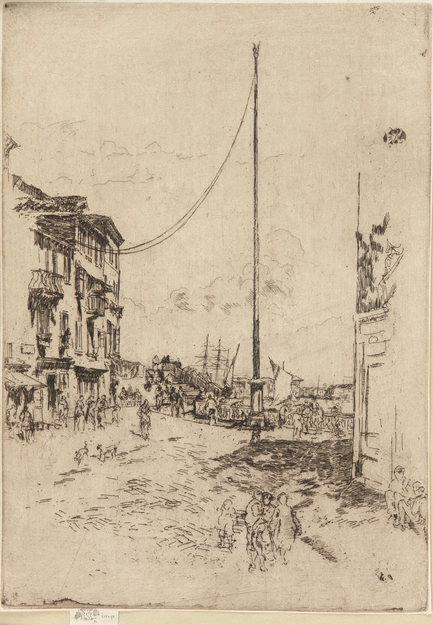 O pequeno mastro de James Abbott McNeill Whistler