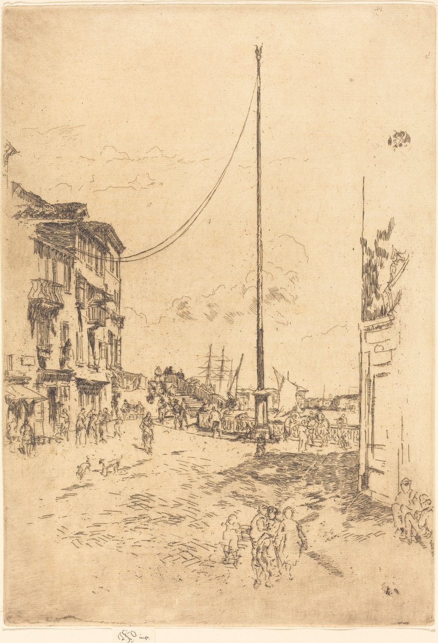 O pequeno mastro de James Abbott McNeill Whistler
