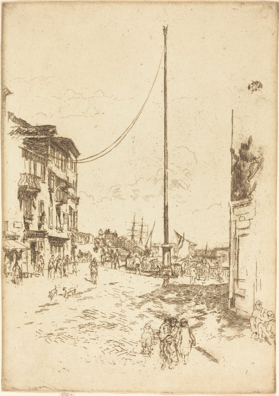 O pequeno mastro de James Abbott McNeill Whistler