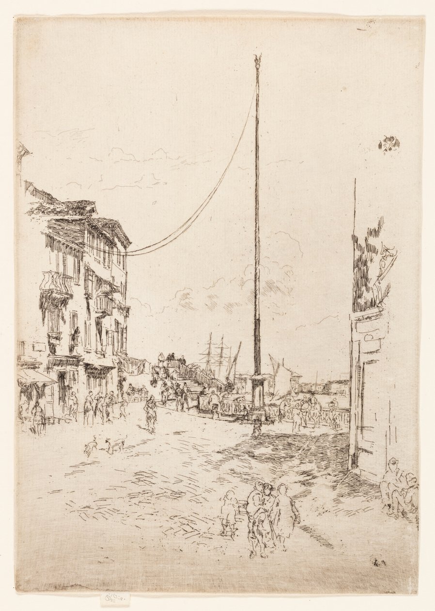 O pequeno mastro de James Abbott McNeill Whistler