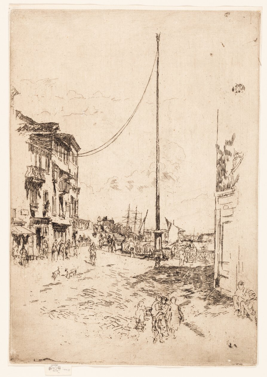 O pequeno mastro de James Abbott McNeill Whistler