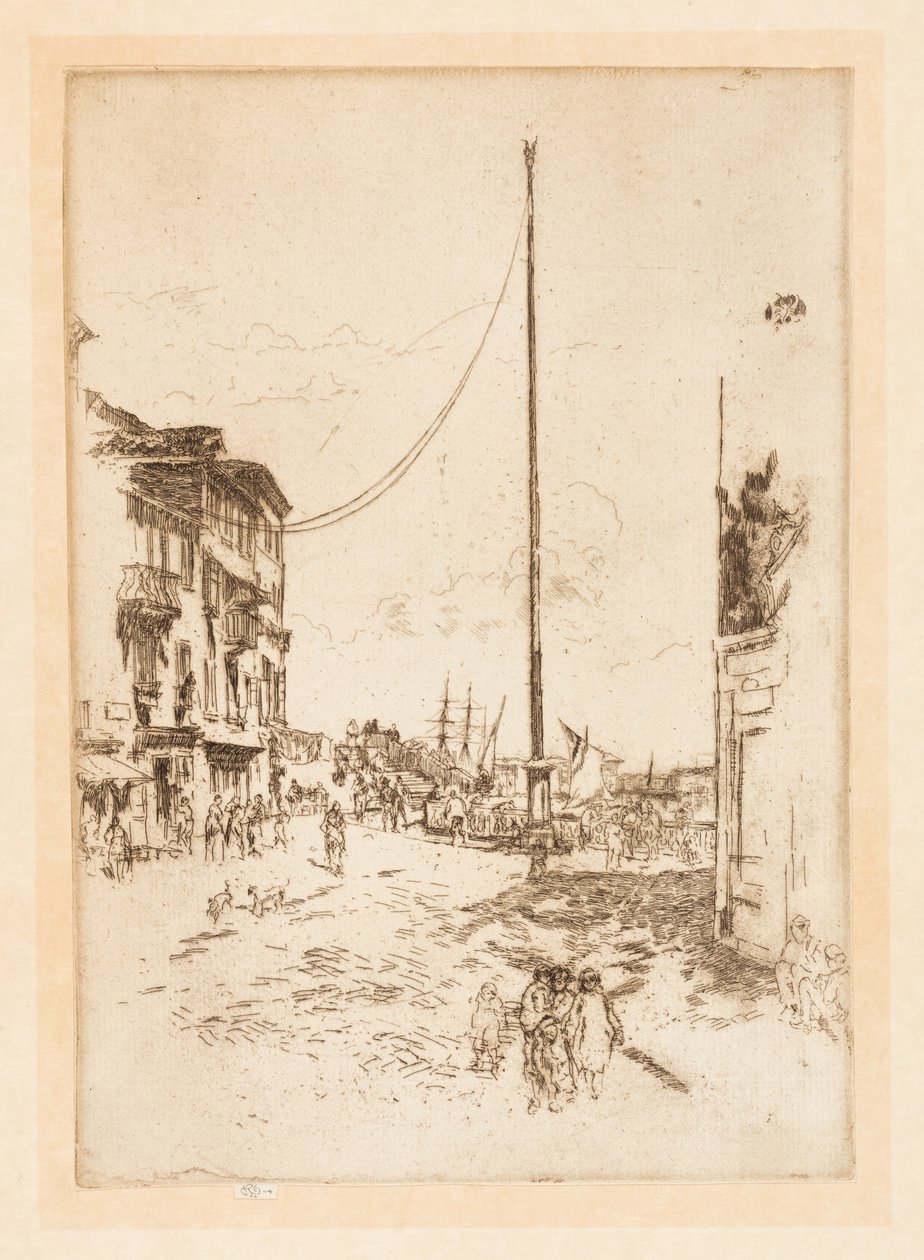 O pequeno mastro de James Abbott McNeill Whistler