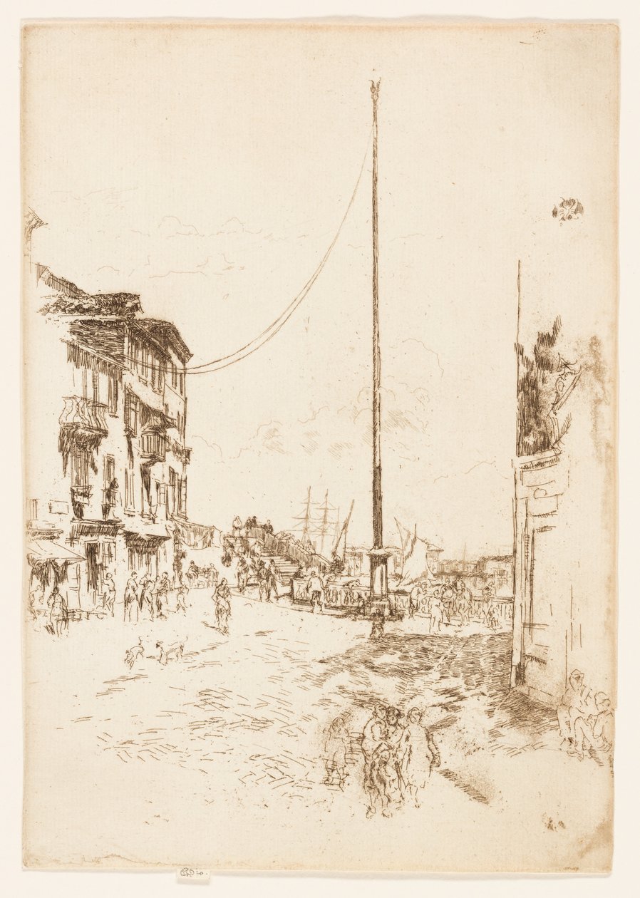 O pequeno mastro de James Abbott McNeill Whistler