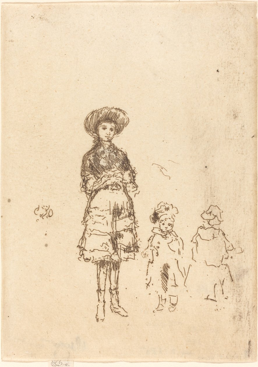 A pequena enfermeira de James Abbott McNeill Whistler