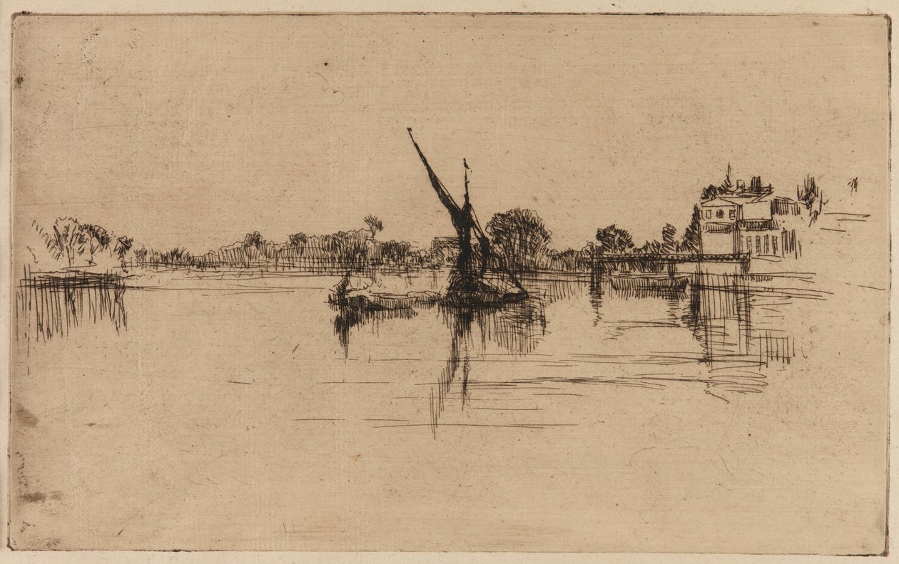 O Pequeno Putney de James Abbott McNeill Whistler