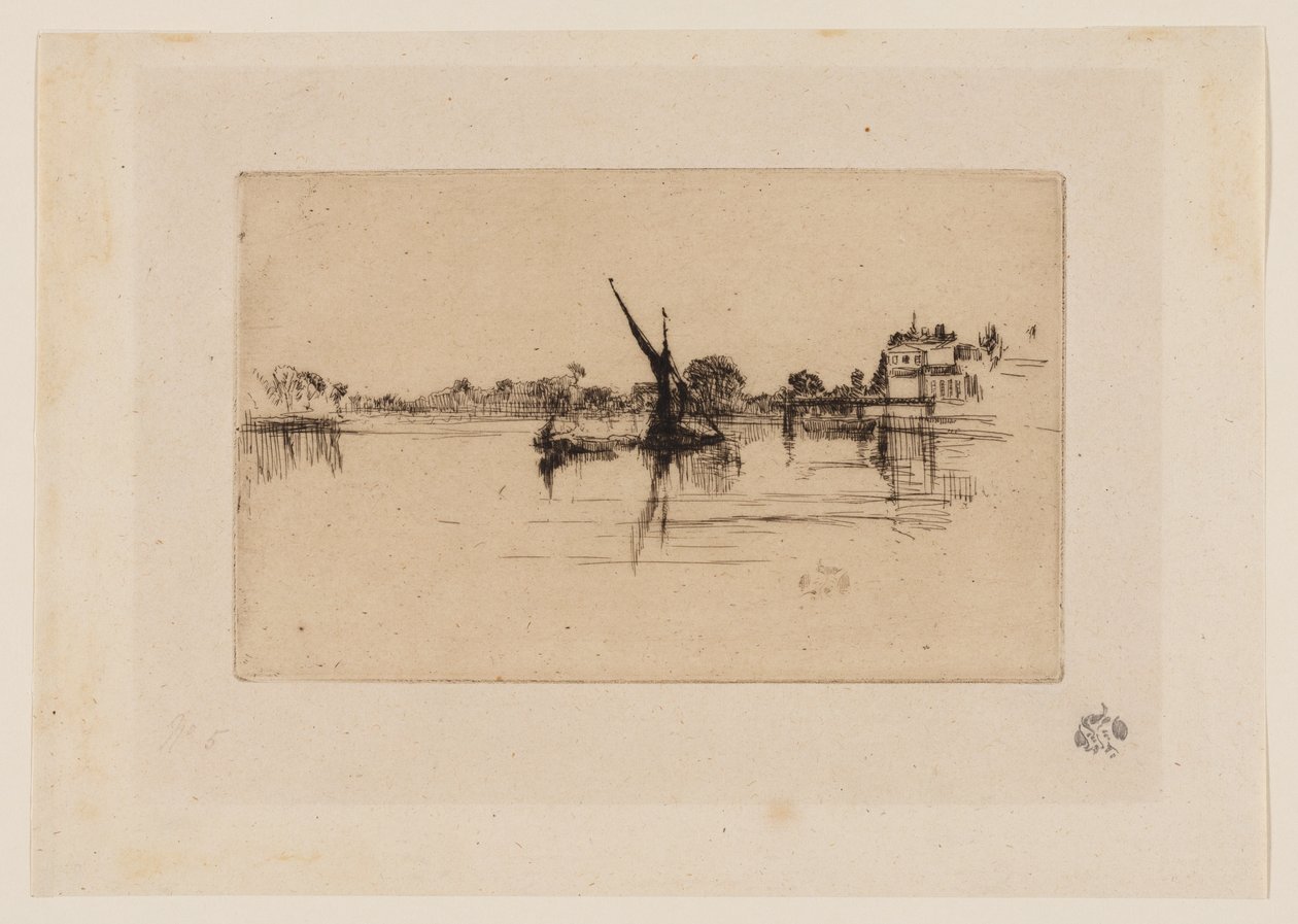 O Pequeno Putney de James Abbott McNeill Whistler