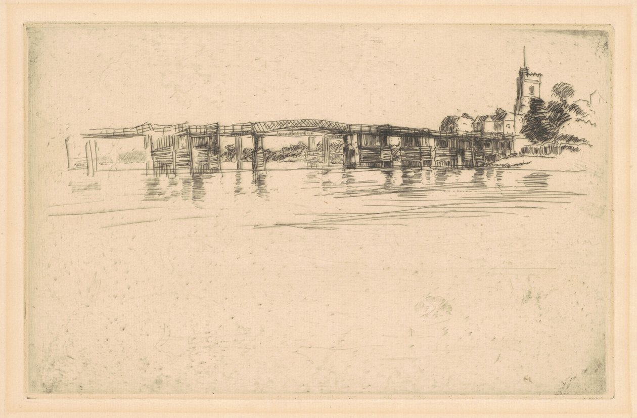 O Pequeno Putney, nº 1 de James Abbott McNeill Whistler