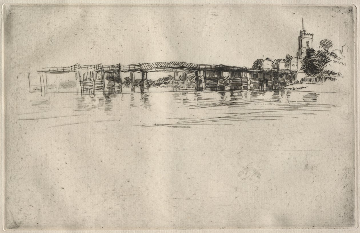 O Little Putney n.º 1 de James McNeill Whistler