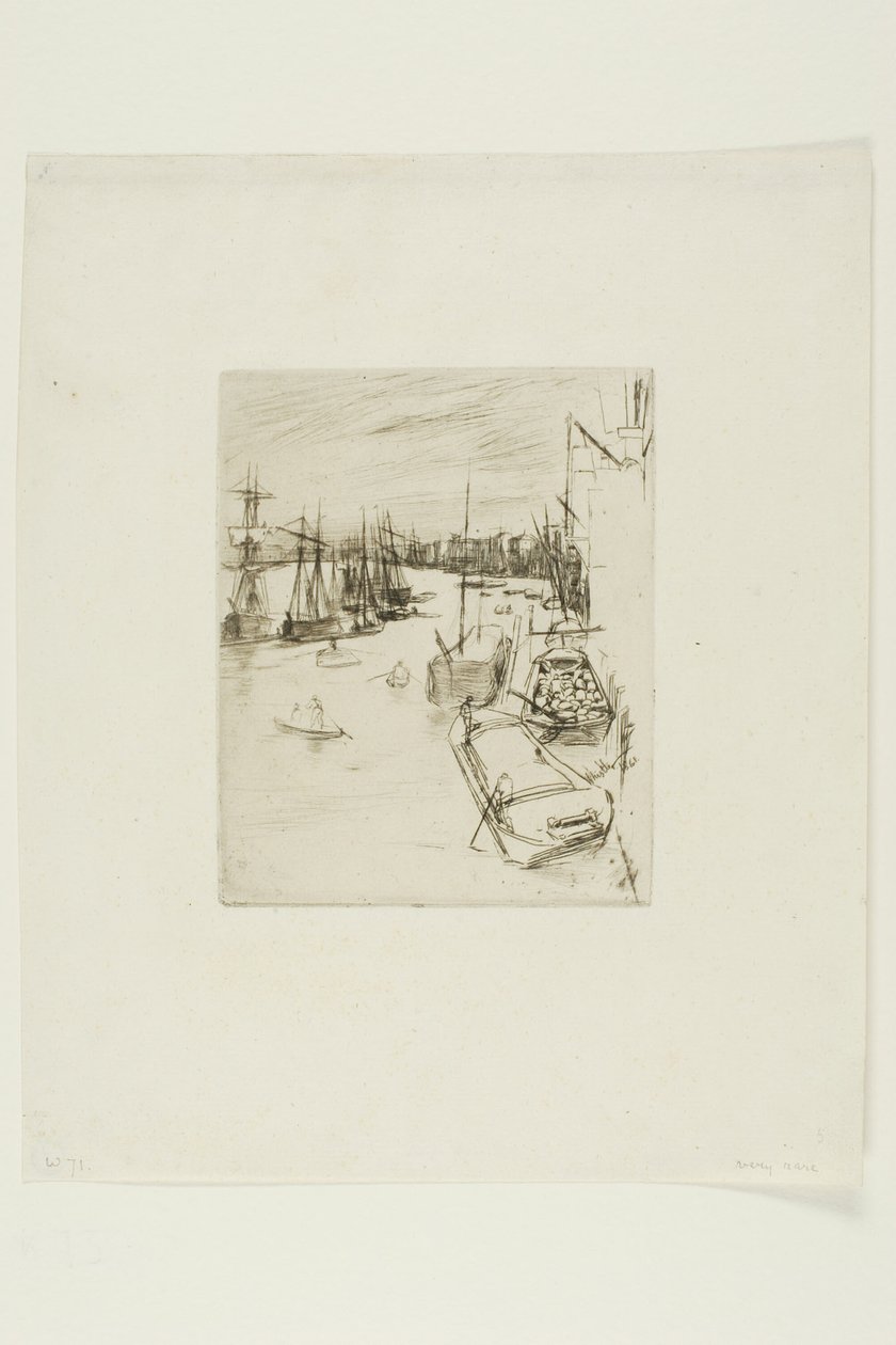 O Pequeno Rotherhithe de James Abbott McNeill Whistler