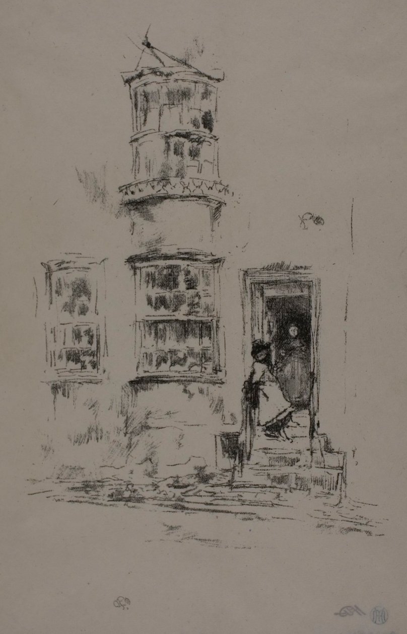 Os Pequenos Passos, Lyme Regis de James Abbott McNeill Whistler