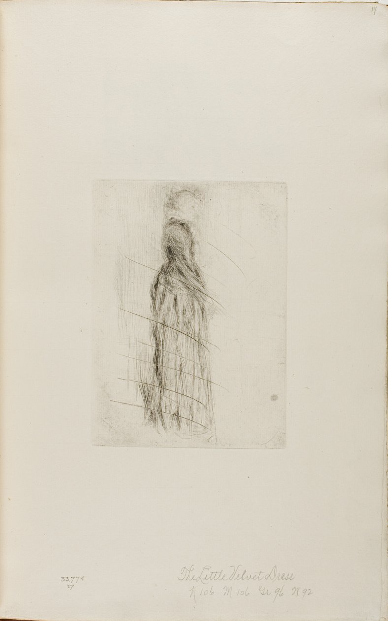 O pequeno vestido de veludo de James Abbott McNeill Whistler