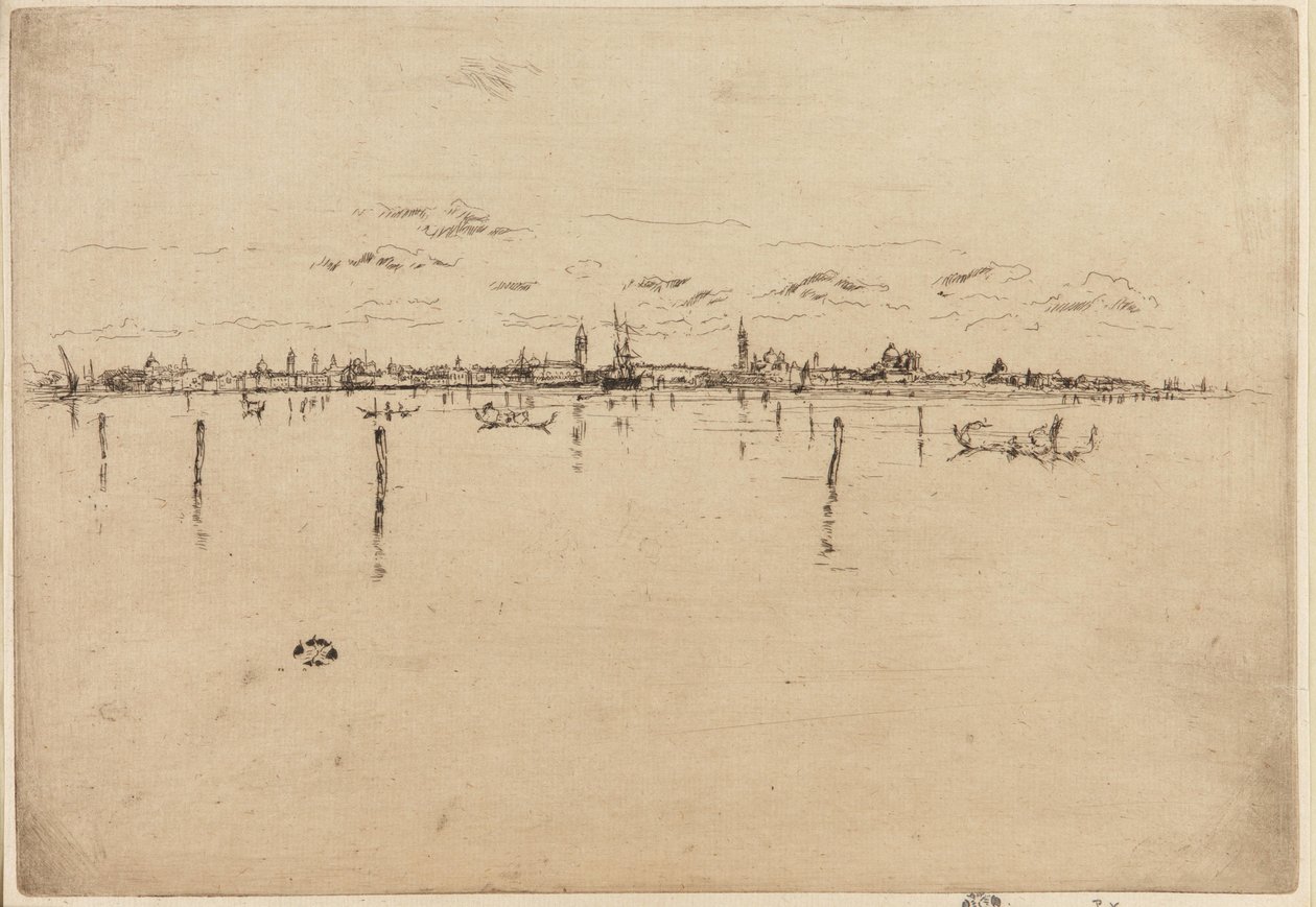 A Pequena Veneza de James Abbott McNeill Whistler
