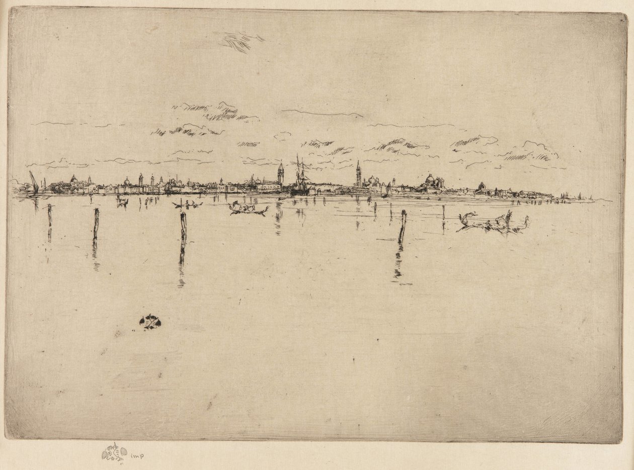A Pequena Veneza de James Abbott McNeill Whistler