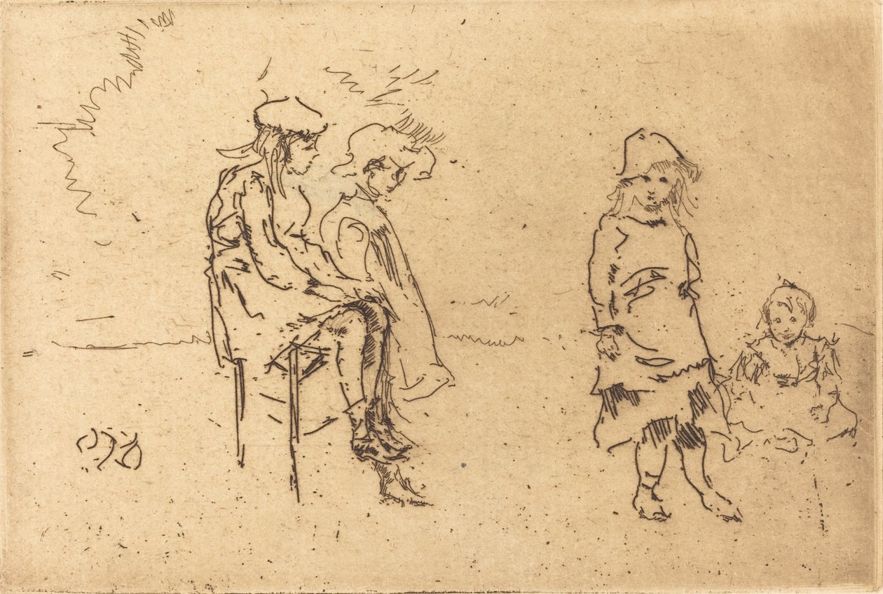 As Crianças Menpes de James Abbott McNeill Whistler