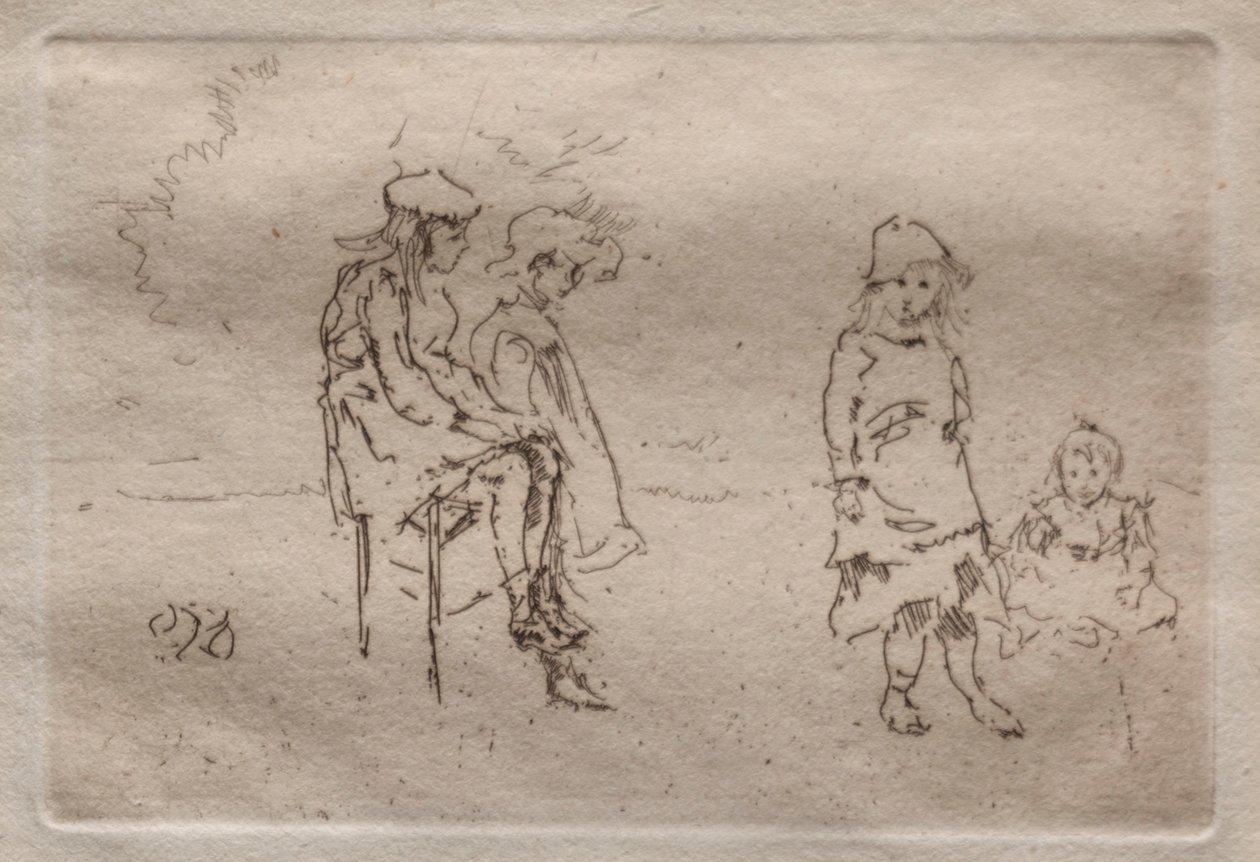 As crianças com menpes de James McNeill Whistler