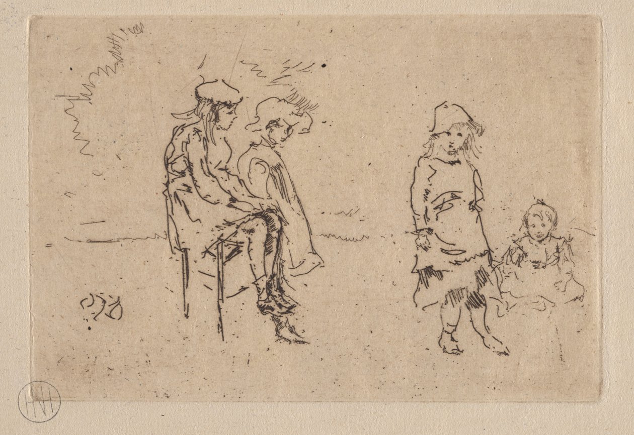 As Crianças de Menpes de James McNeill Whistler