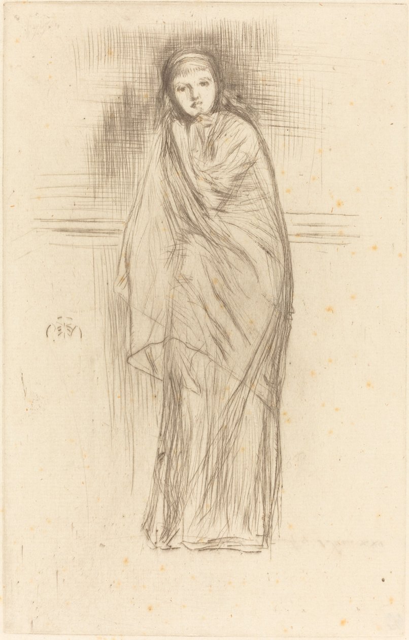 O Modelo Descansando de James Abbott McNeill Whistler