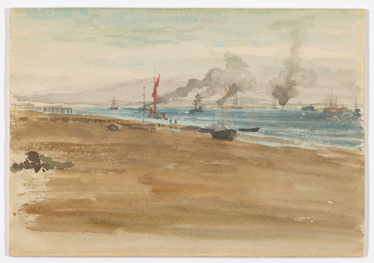 A boca do rio de James Abbott McNeill Whistler