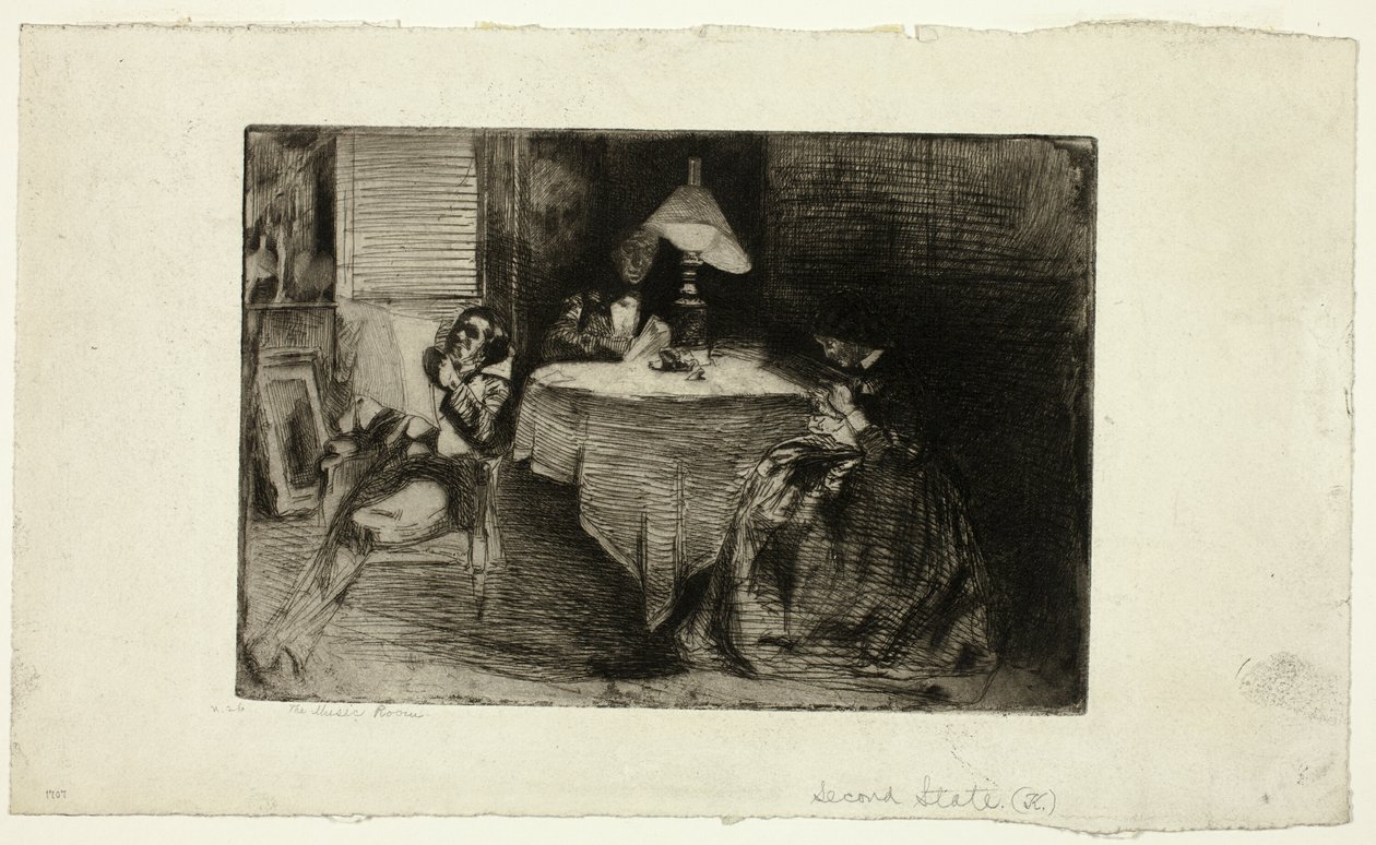 A sala de música de James Abbott McNeill Whistler