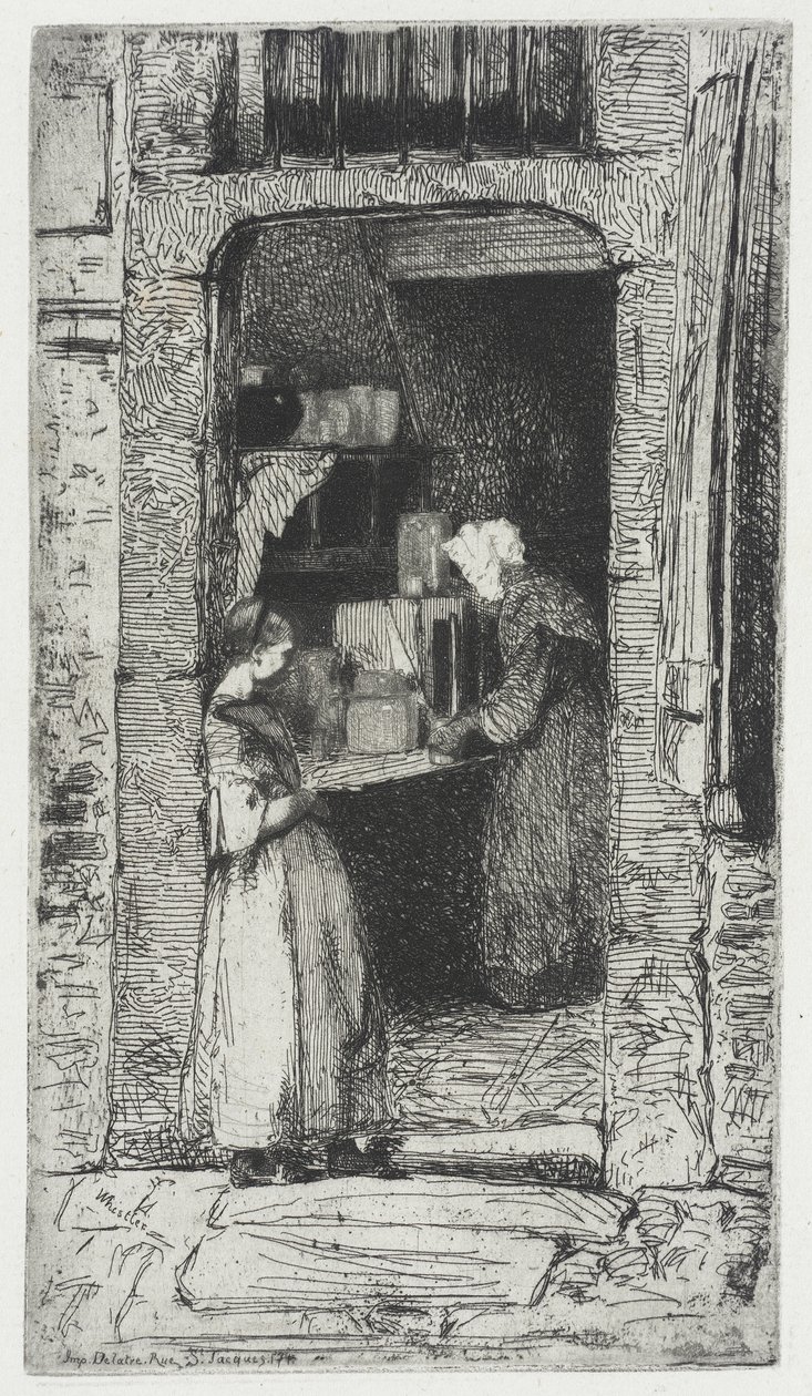 O vendedor de mostarda de James McNeill Whistler