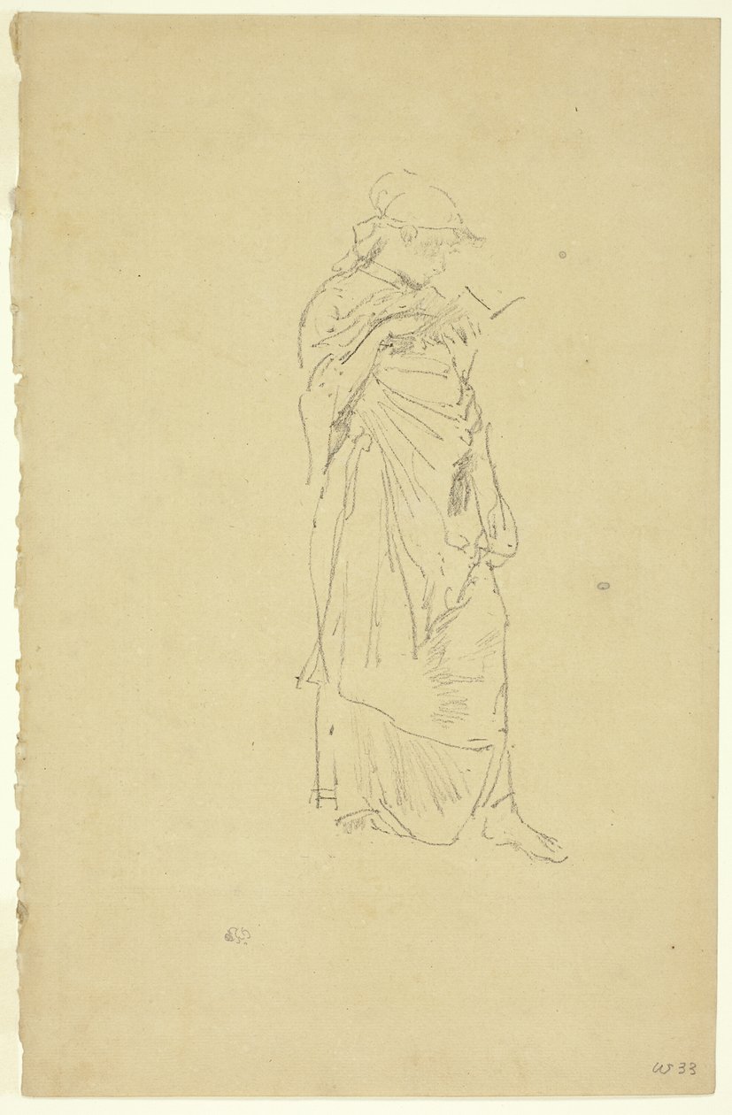O romance: menina lendo de James Abbott McNeill Whistler