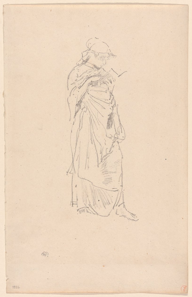 O romance: menina lendo de James Abbott McNeill Whistler