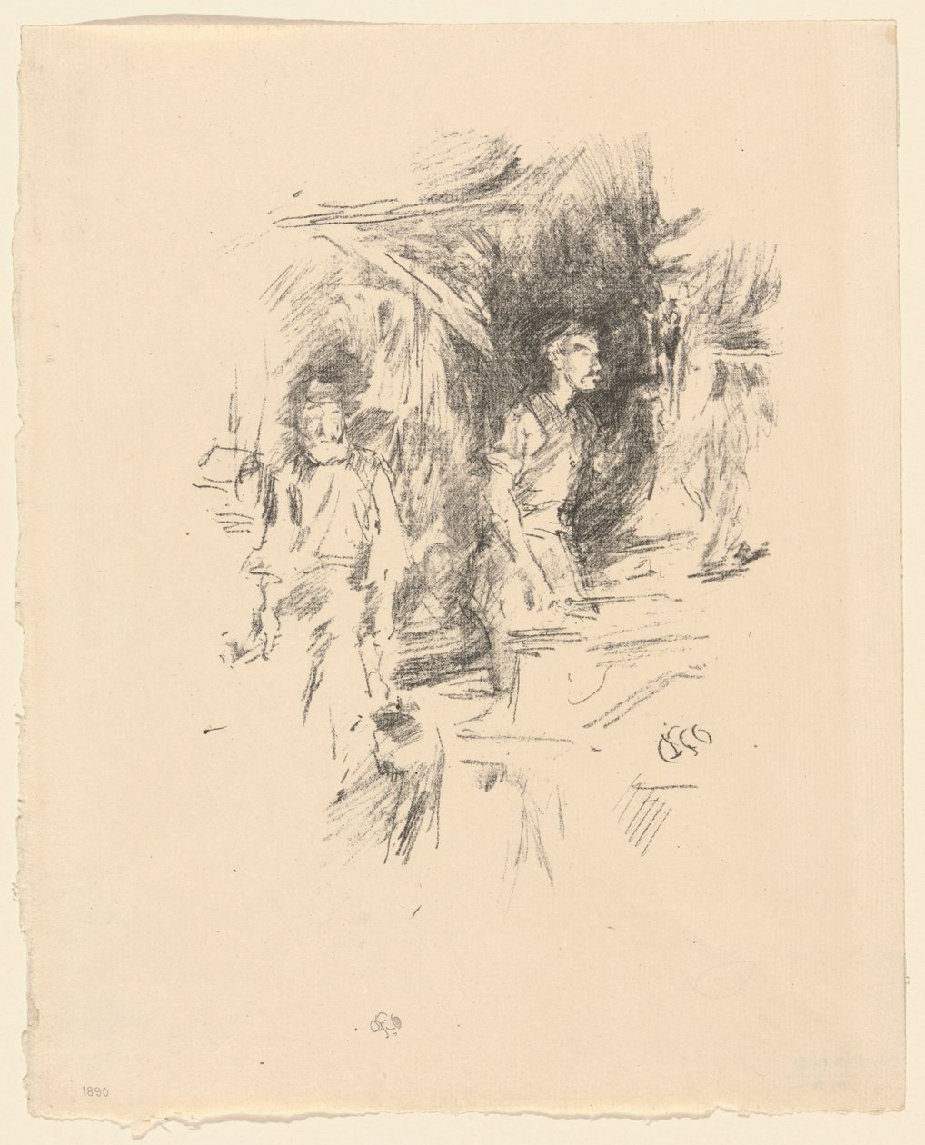 A história do velho ferreiro de James McNeill Whistler