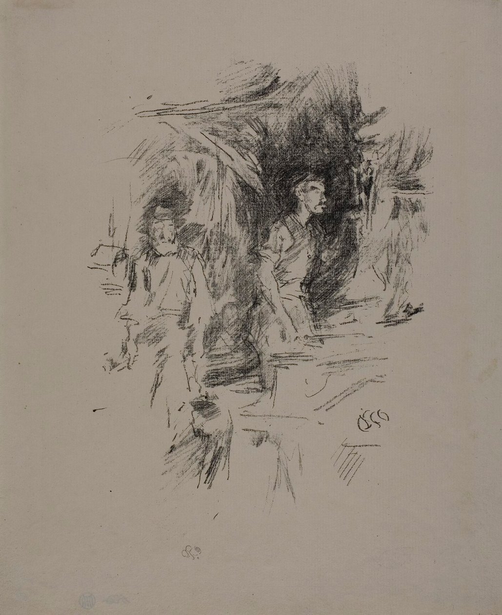 A história do velho ferreiro de James McNeill Whistler