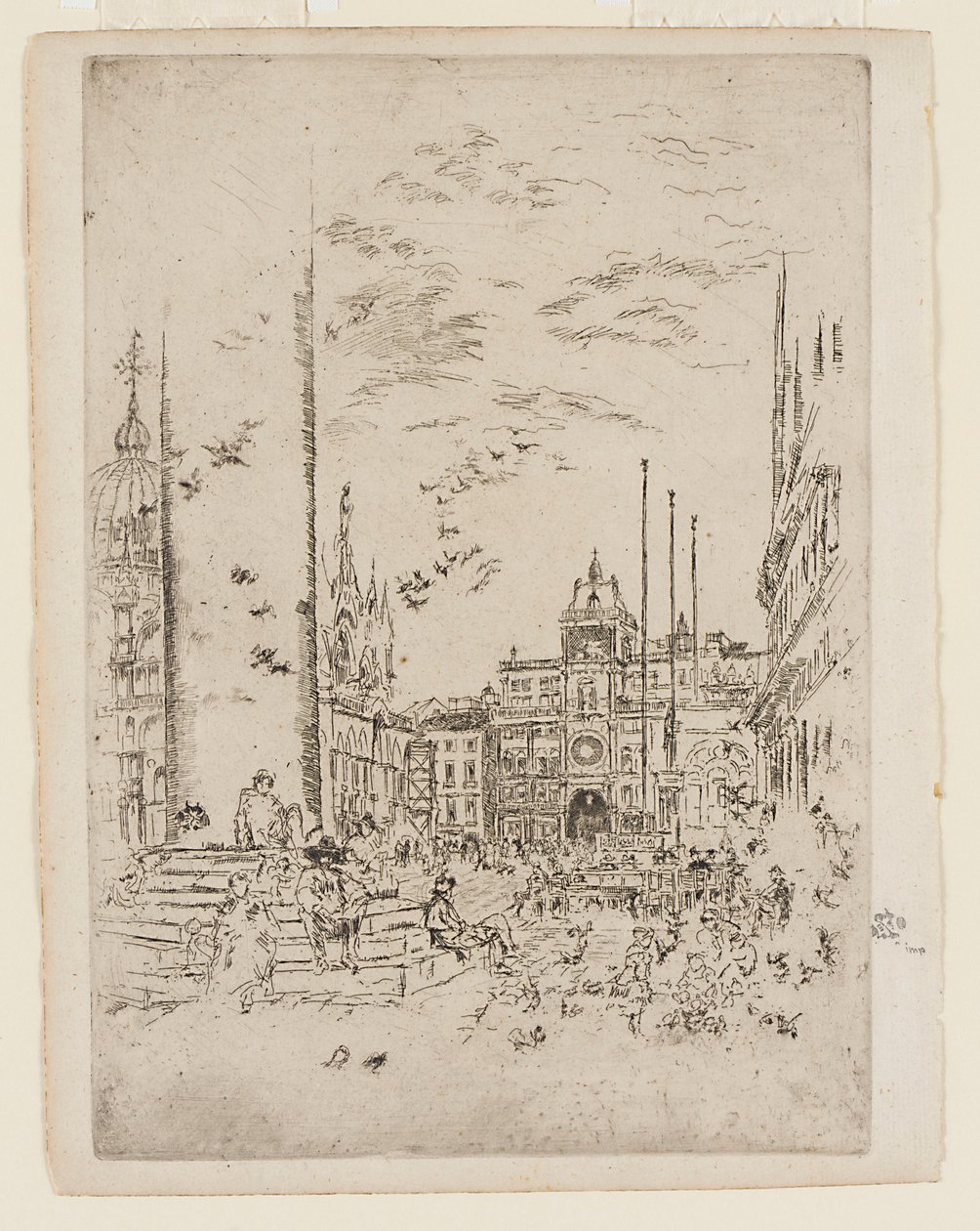 A Piazzeta de James Abbott McNeill Whistler