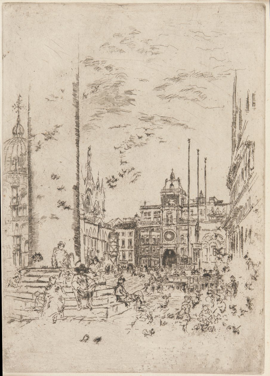 A Piazzeta de James Abbott McNeill Whistler