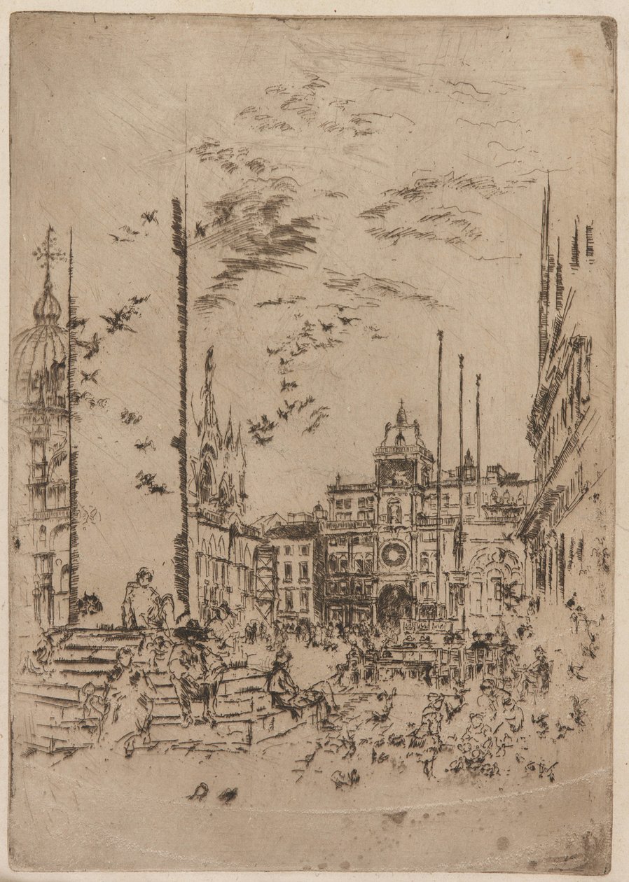 A Piazzeta de James Abbott McNeill Whistler