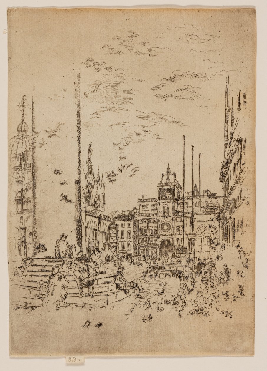 A Piazzeta de James Abbott McNeill Whistler