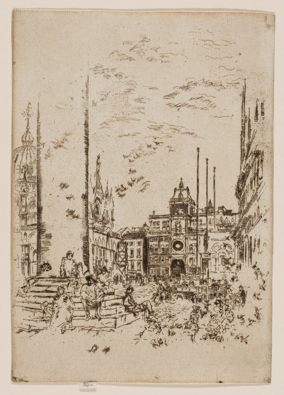 A Piazzeta de James Abbott McNeill Whistler