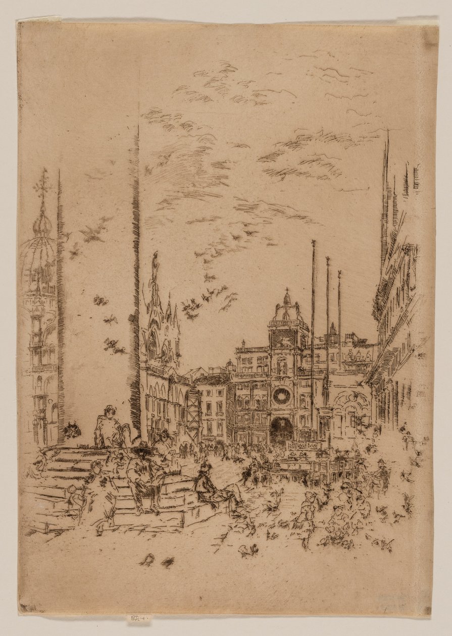 A Piazzetta de James McNeill Whistler