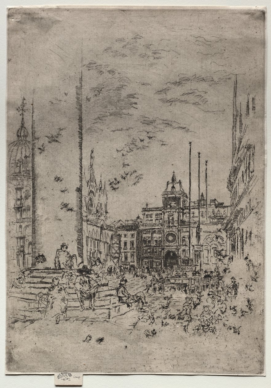 A Piazzetta de James McNeill Whistler