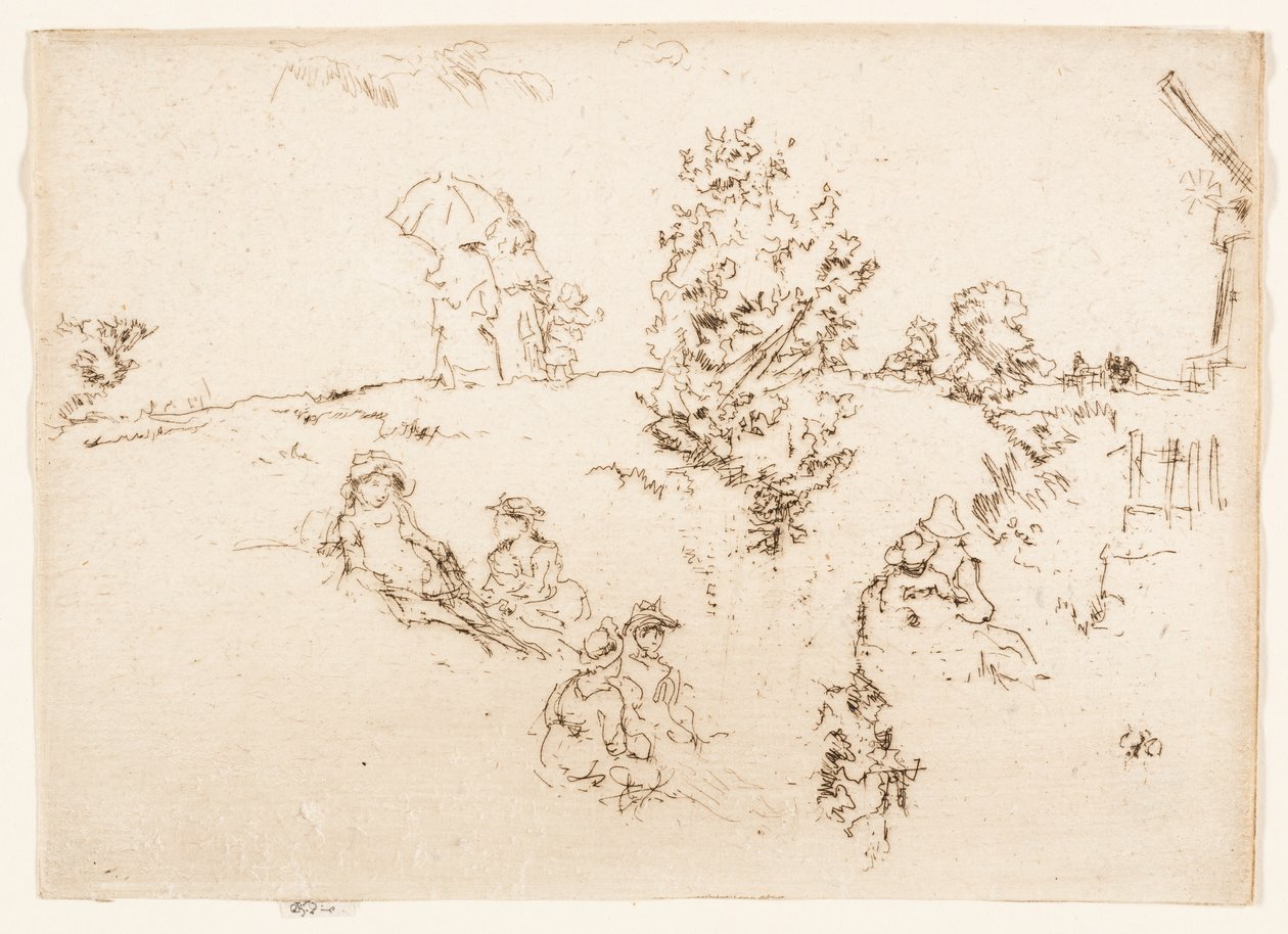 As muralhas, sanduíche de James Abbott McNeill Whistler